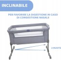 Chicco next2me Essential łóżeczko do 9kg grey