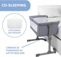 Chicco next2me Essential łóżeczko do 9kg grey