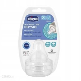 CHICCO SMOCZEK DO BUTELKI PERFECT5 PHYSIO 2m+ 2szt