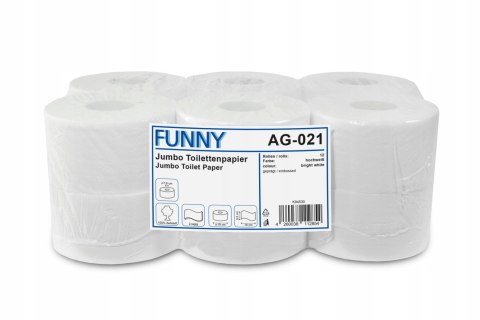 Funny AG-021 Ręcznik Papierowy dwuwarstwowy Biały 11szt