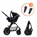 Wózek 3w1 Kinderkraft MOOV CT Black