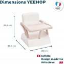 THERMOBABY YEEHOP Fotelik dziecięcy 2w1 6m+