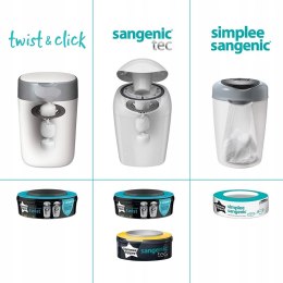 TOMMEE TIPPEE Twist & Click kosz + 12x WKŁAD