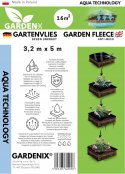 GARDENIX 16 m² (3,2x5) tkanina antychwastowa 50 g/m² agrowłóknina