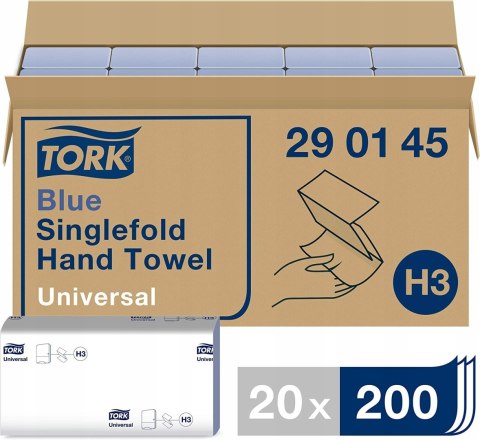 Ręcznik papierowy H3 Tork 290145 niebieskie 4000