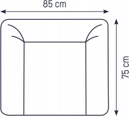 Julius Zollner przewijak miękki 75x85cm