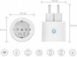 Wtyczka ANTELA 16A WiFi iInteligentne Gniazdko 2szt