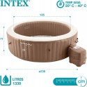 Jacuzzi Basen z hydromasażem okrągły Intex Pure Spa Sahara