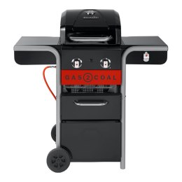 Char-Broil 140924 Gas2Coal 210 Hybrydowy grill gazowy, czarny