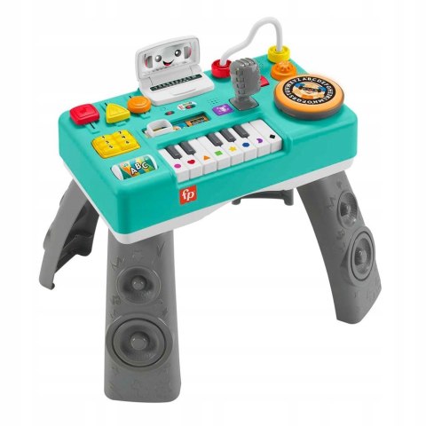 Fisher-Price Ucz się i śmiej! Muzyczny Stolik DJ-a jęz. niemiecki