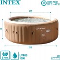 Jacuzzi Intex Pure Spa Sahara 6 miejsc