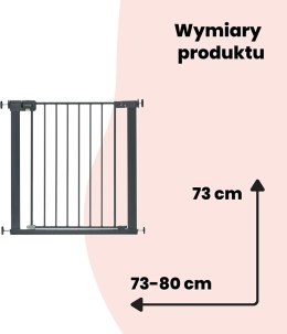 Safety 1st Bramka rozporowa Easy Close 73-80cm