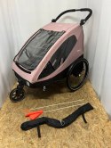 Hauck Przyczepa rowerowa 2w1 Buggy DRYK DUO rose