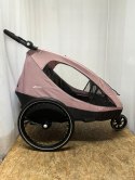 Hauck Przyczepa rowerowa 2w1 Buggy DRYK DUO rose