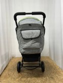 WÓZEK BLIŹNIACZY Rok po roku CHIC 4 BABY DUO grey