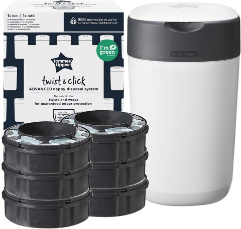 Tommee Tippee Twist & Click kosz 6 wkładów