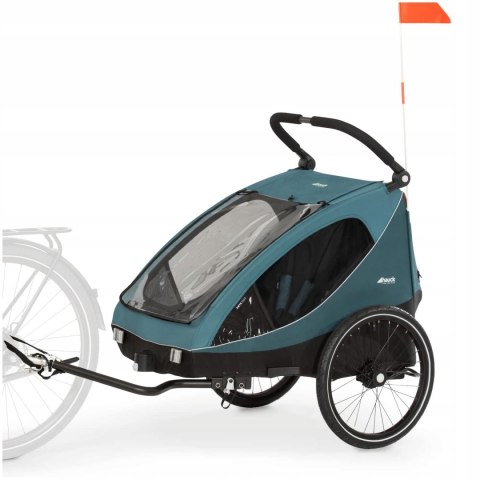 Hauck Przyczepa rowerowa 2w1 Buggy DRYK DUO petrol