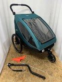 Hauck Przyczepa rowerowa 2w1 Buggy DRYK DUO petrol