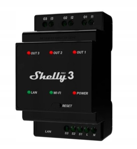 Shelly Pro 3 kanałowy WLAN