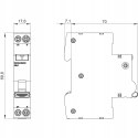 Siemens Przełącznik FI/LS 5SV1 kompaktowy RCBO 1P+N 6 kA