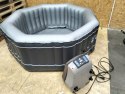 Basen Jacuzzi z hydromasażem nadmuchiwany Netspa 850 l 195x195x70cm