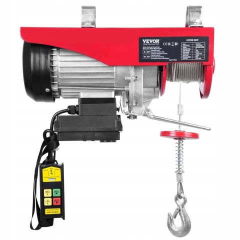 VEVOR Wciągarka kablowa 1000 kg z pilotem zdalnego sterowania 1600 W VEVOR Wciągarka kablowa 1000 kg z pilotem zdalnego sterowania 1600 W