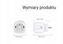 Bezprzewodowa inteligentna wtyczka 16A, 2,4 GHz, wtyczka Smart Home 2 szt.