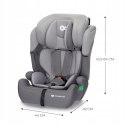 Fotelik samochodowy Kinderkraft COMFORT UP I-SIZE Grey 9-36 kg