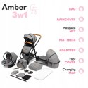 Wózek Lionelo Amber szary 3w1