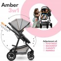 Wózek Lionelo Amber szary 3w1