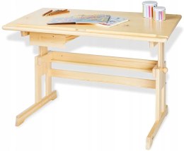 Biurko prostokątny Pinolino Desks 109 x 58 x 70 cm odcienie beżu