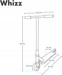 Hulajnoga sportowa Freestyle ABEC-9 Lionelo Whizz