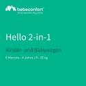 Bebeconfort Hello 2-w-1 wózek spacerowy do 22kg