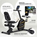 Rower treningowy poziomy SportPlus 24 poziomy oporu, wyświetlacz LCD