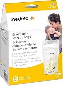 Woreczki na mleko matki Medela 180 ml 50 szt.