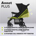 Wózek Spacerowy LIONELO Annet Plus 0-22kg black