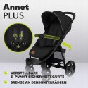 Wózek Spacerowy LIONELO Annet Plus 0-22kg black