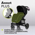 Wózek Spacerowy LIONELO Annet Plus 0-22kg black