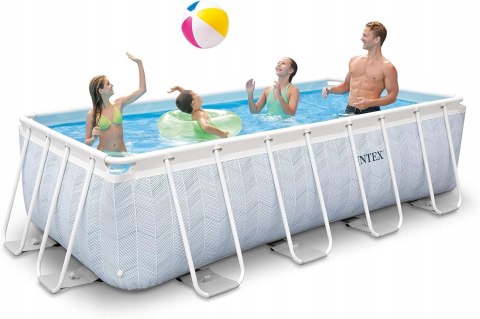 Basen stelażowy prostokątny Intex Chevron 26780NP 400 x 200 x 100 cm Basen stelażowy prostokątny Intex Chevron 26780NP 400 x 200 x 100 cm
