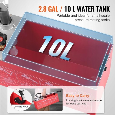 Tester Pompa testowa ciśnienia hydrostatycznego 25 barów Tester Pompa testowa ciśnienia hydrostatycznego 25 barów