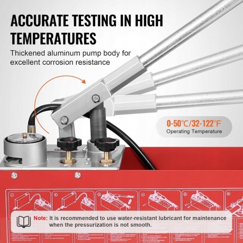 Tester Pompa testowa ciśnienia hydrostatycznego 25 barów Tester Pompa testowa ciśnienia hydrostatycznego 25 barów