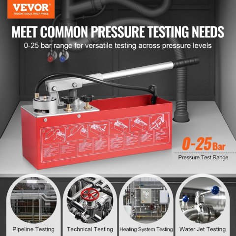Tester Pompa testowa ciśnienia hydrostatycznego 25 barów Tester Pompa testowa ciśnienia hydrostatycznego 25 barów