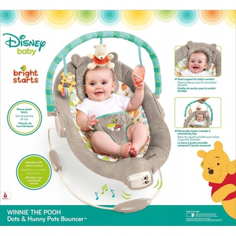BRIGHT STARTS LEŻACZEK Disney Kubuś Puchatek BRIGHT STARTS LEŻACZEK Disney Kubuś Puchatek
