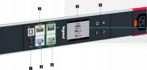 LEGRAND, Inteligentne gniazda wtykowe, IEC 320: 12 x C13 LEGRAND, Inteligentne gniazda wtykowe, IEC 320: 12 x C13