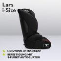 Fotelik samochodowy Lionelo Lars i-Size 100-150cm black/red