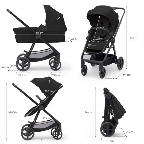Wózek wielofunkcyjny 3w1 Kinderkraft NEWLY Wózek wielofunkcyjny 3w1 Kinderkraft NEWLY