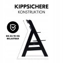 Krzesełko Hauck Alpha + Drewno Bukowe Czarne