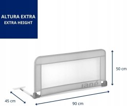 Barierka zabezpieczająca na łózko JANE 90cm