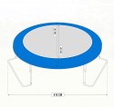 Trampolina ogrodowa Ultrasport 366 cm