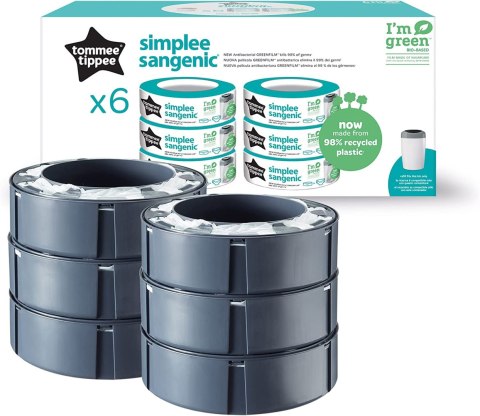 TOMMEE TIPPEE SIMPLEE SANGENIC 6 szt. WKŁADY
